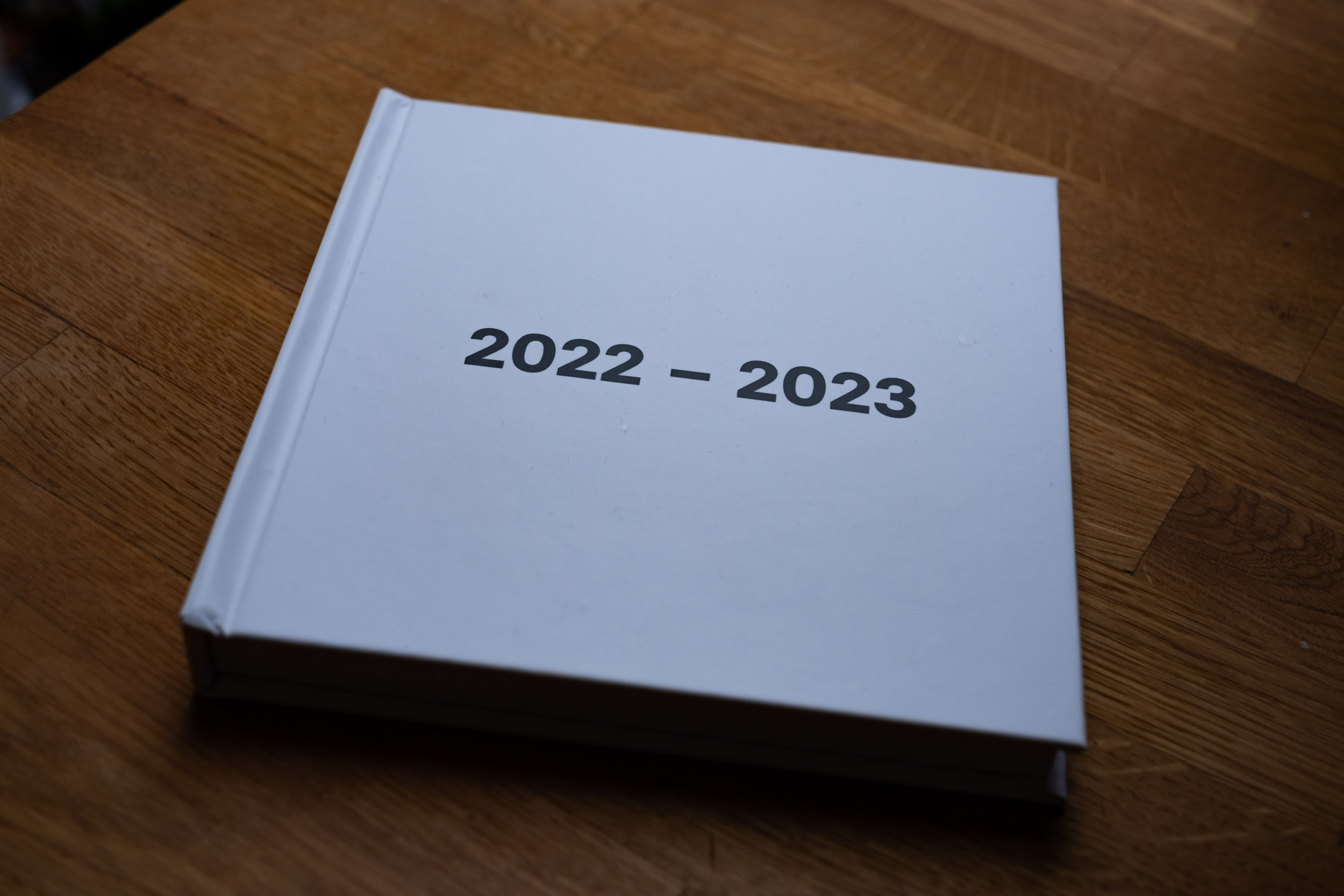Front cover "2022 - 2023" of a book I printed with the photos of this blog.